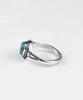 Sheen666 Single Teardrop Turquoise Silver Ring (Type B)