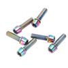 Steel Water Bottle Cage Bolts M5x23mm Colorful Water Bottle Cage Bolts for Fixing Handlebar Ends