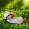 Duck Statue Funny Duck Sculpture with Sunglasses Waterproof Outdoor Lawn Ornament Resin Garden Decor
