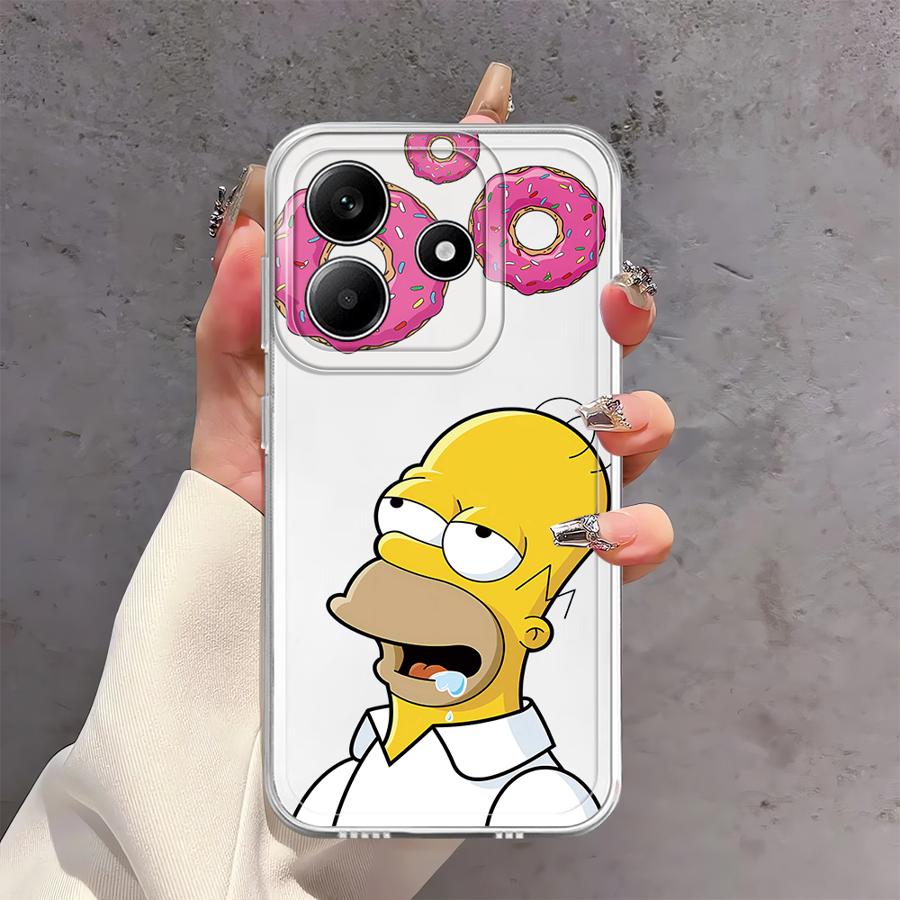 Cute The S-simpsons Case for Xiaomi Redmi Note 14 Pro Plus 10S Note 13 14C 12S 11 A4 9 10 13C 11S 12 Soft Phone Cover