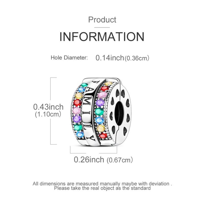 Blue Earth Series Copper Sparkling Star Heart Beads Charms Pendent Fits Original Bracelet Gift For Women