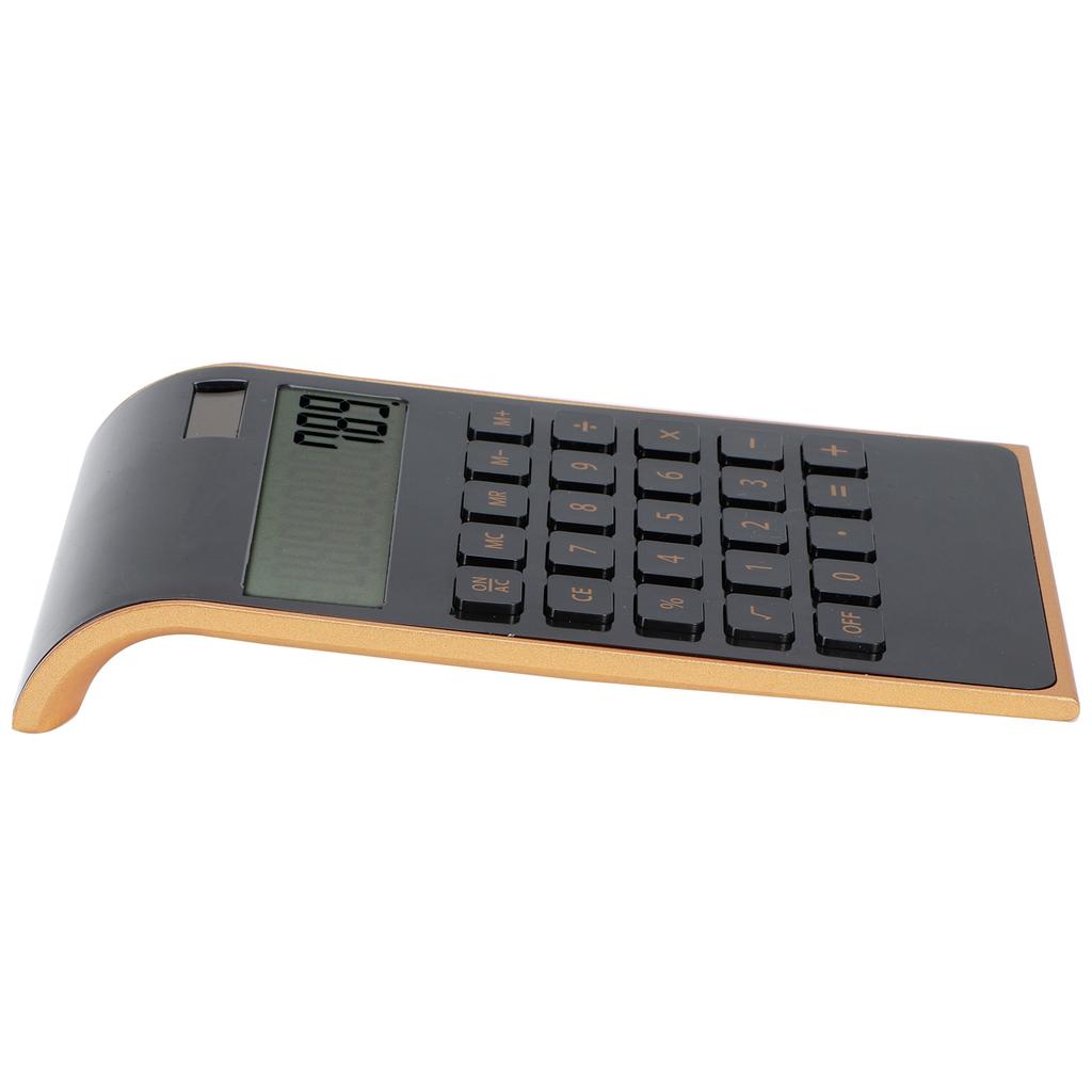 Portable 10 Digits Calculator Ultra Thin Solar Power Calculator for Home Office Business LCD Display