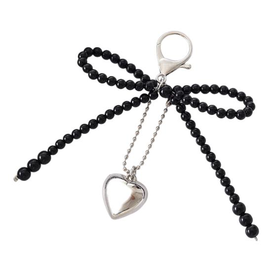 Pendant Keychain Bowknot Shape Wallet Car Backpack Keyring Decoration Decorative Chain Rearview Mirror Accessory