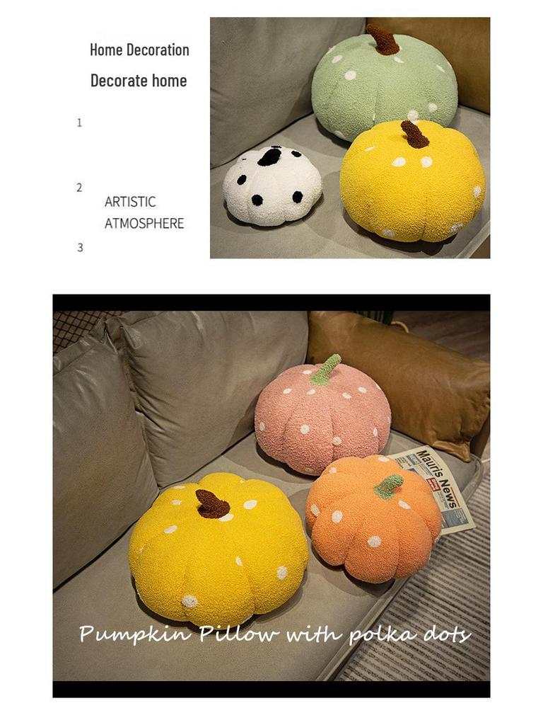 Halloween Pumpkin Throw Pillow - Creative Sofa Cushion for Living Room, Car, Bedside, and Bay Window Decor; Waist Support and Backrest.