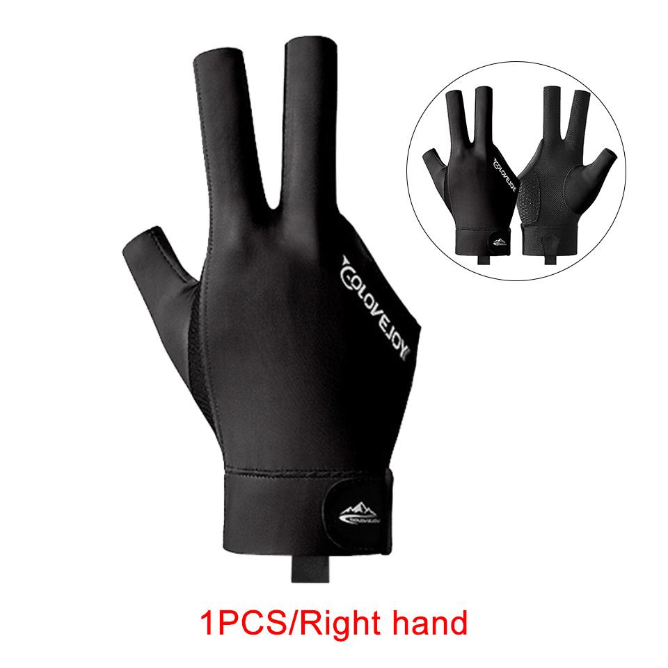 

1Pcs High-Elasticity Billiards Gloves Elastic Compression Silicone Anti-Slip Show Three Fingers Netted Palm Gloves Unisex