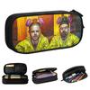 Breaking Bad Drugs Crime Pencil Cases New Walter Jesse Pen Bags Student Big Capacity School Supplies Cosmetic Pencilcases