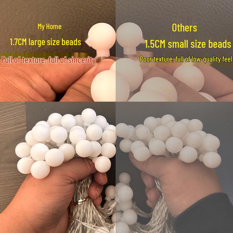 LED Star Fairy Lights: Battery & USB Decorative String for Camping, Street Stalls, and Christmas