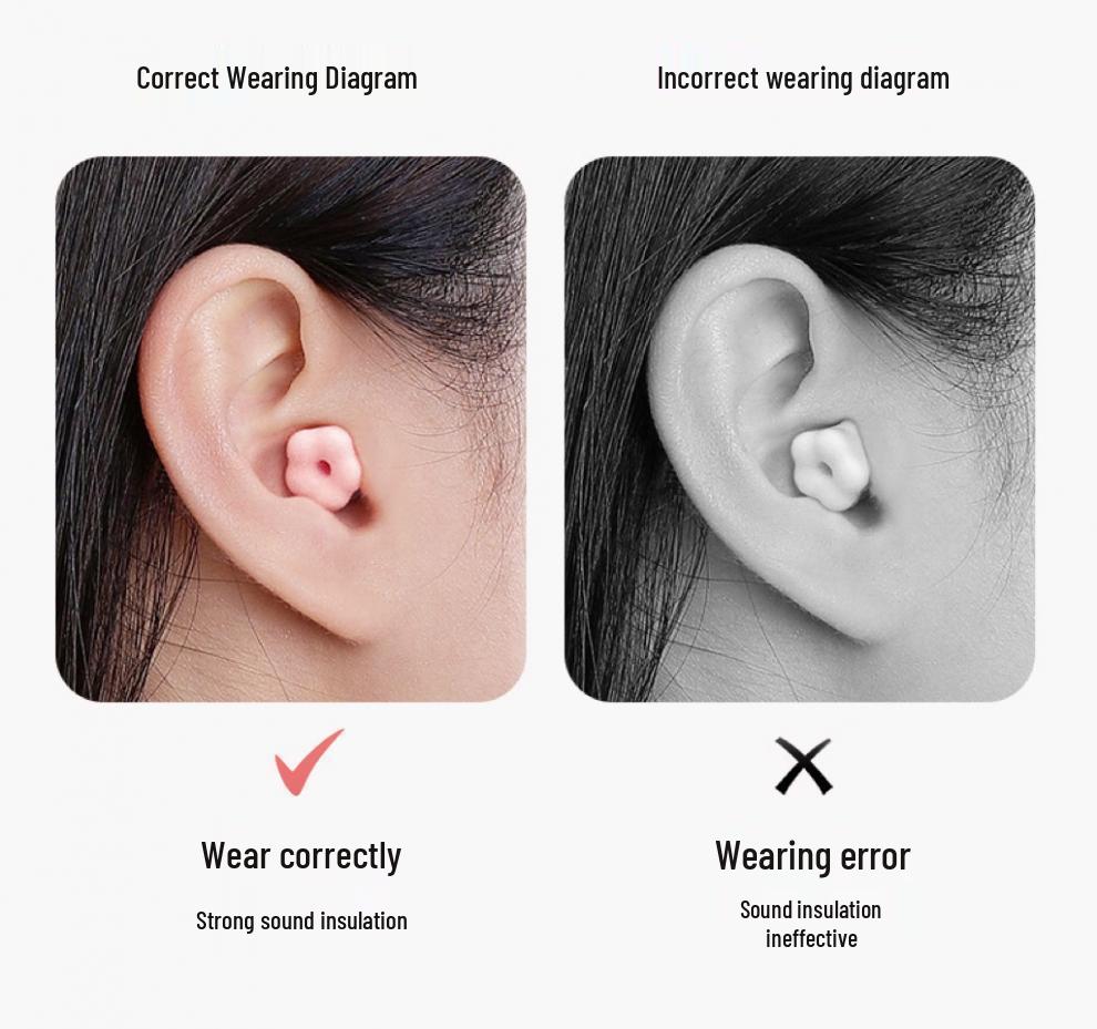 Kunkun Duck Flower Noise-Cancelling Earplugs for Sleep and Study