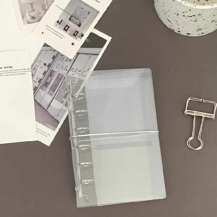 Segregator A6/A7 Folder Trójdzielny Okładka Notesu Flip Folder Plikowy Okładka Książki Prezentacyjnej Przezroczysta Okładka Segregatora