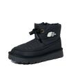 Winter women's drawstring bundle snow boots thickened and velvet short boots thick-soled non-slip and cold-resistant versatile women's thermal shoes