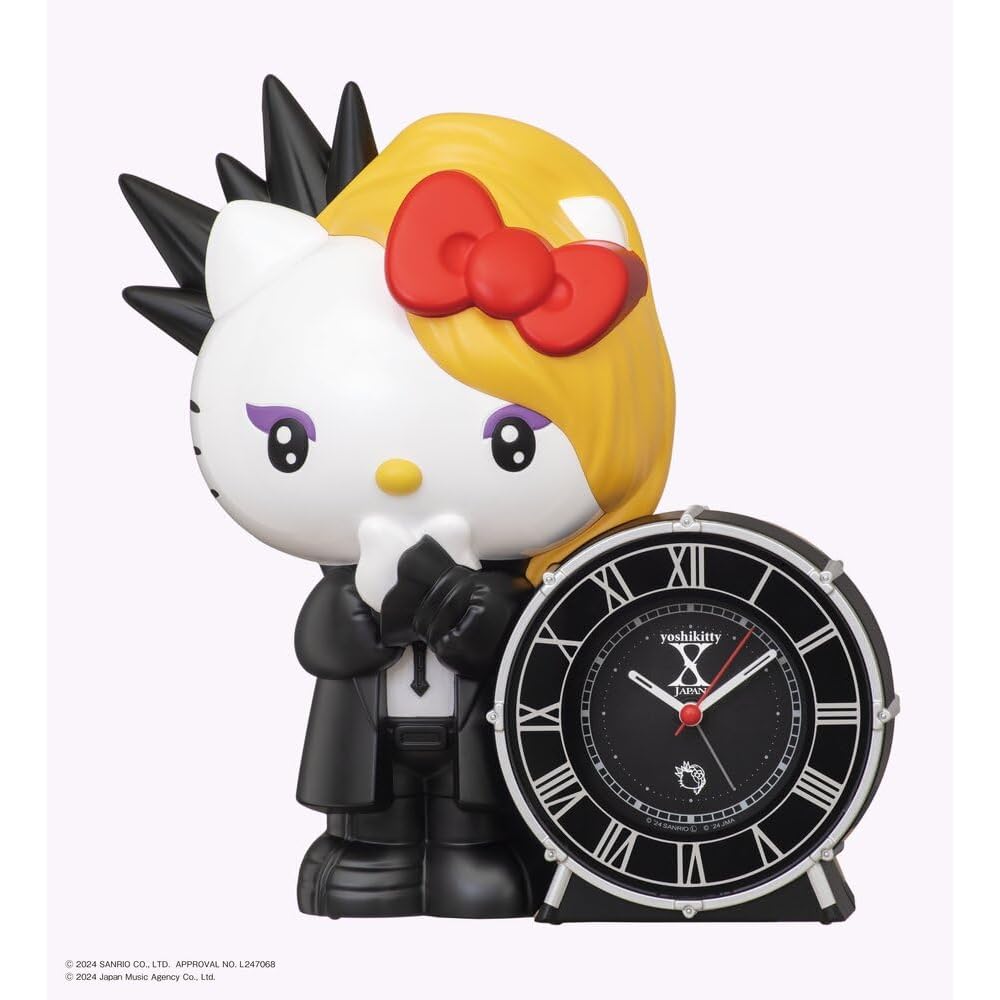 Seiko Clock Talking Alarm Clock, 240 x 225 x 134 mm, Yoshikitty JF385A