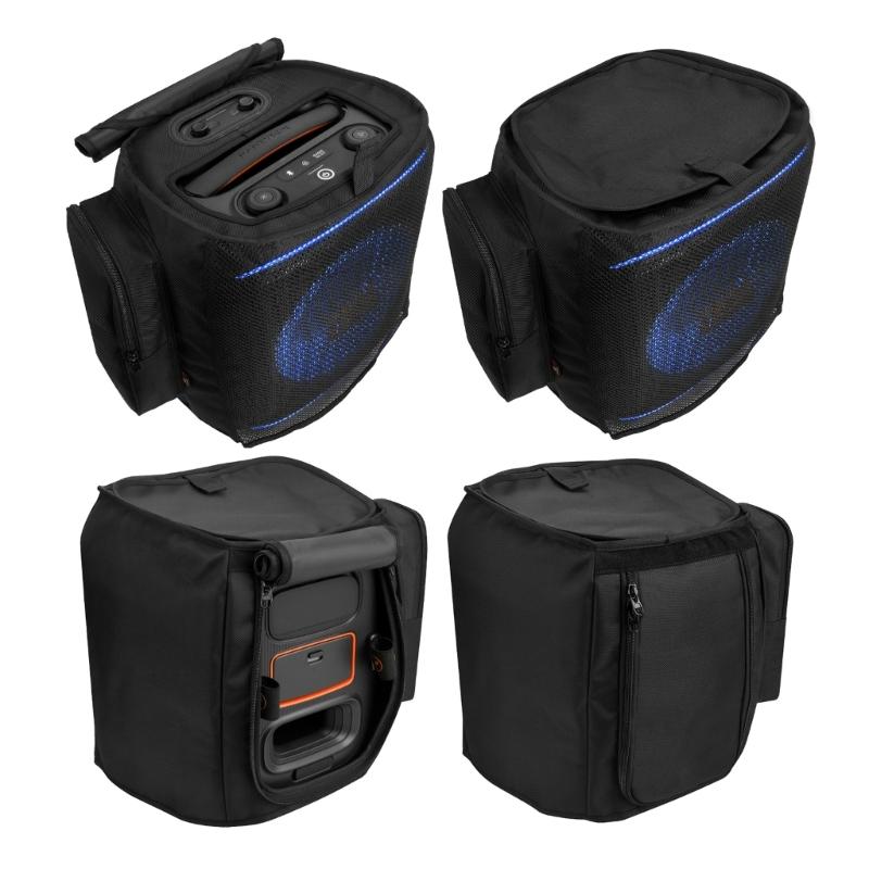 Protective Cover For Encore 2 Speaker With Unique Design Zippered Closure Dustproof Storage Bag With Side Pockets