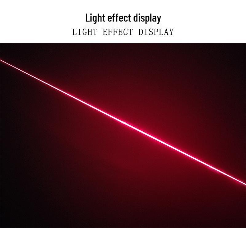 External Focusing 16X60mm 635nm 100mW Red Line Laser Marker with Glass Lens