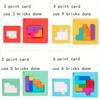 1 Set buntes Puzzlespiel, Denksportspielzeug für Kinder, Blockpuzzle zum Trainieren des Gehirns, Kinderspielzeug, Geschenk, Herausforderung für zwei Spieler