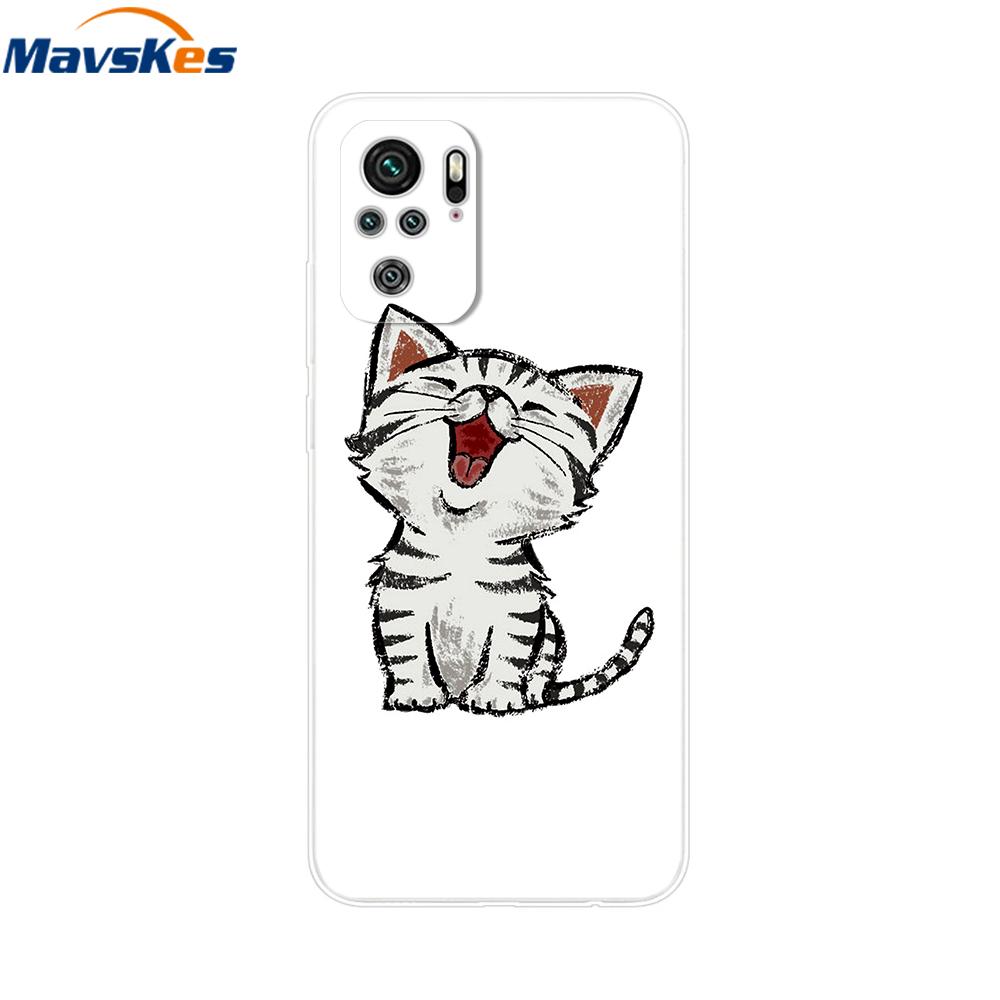 For Redmi Note 10 Case Note 10s Cover Phone Cases For Xiaomi Redmi Note 10 Pro note10 10 s Tpu Silicone Back Bumper Fundas Coque