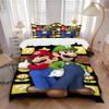 Mario Luigi Avontuur Print 3-delig Beddengoed Set Dekbedovertrek Met 2 Kussenslopen Huis Verjaardagscadeau