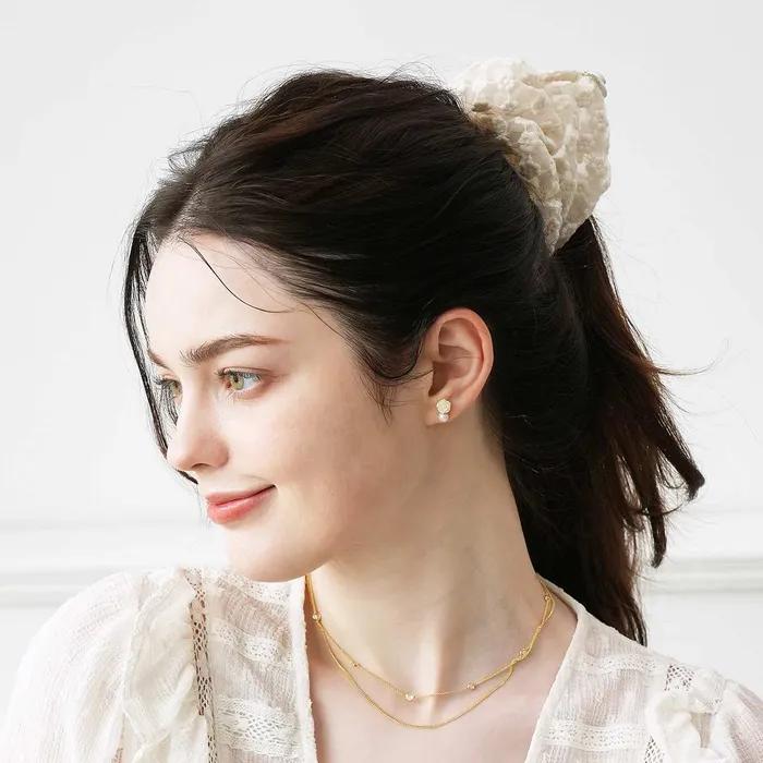 Poletto Blossom Lace Scrunchie