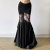 Nyári Női Egyszínű Karcsúsított Street Fashion Magas Övtáska Csípő Gézszoknya
