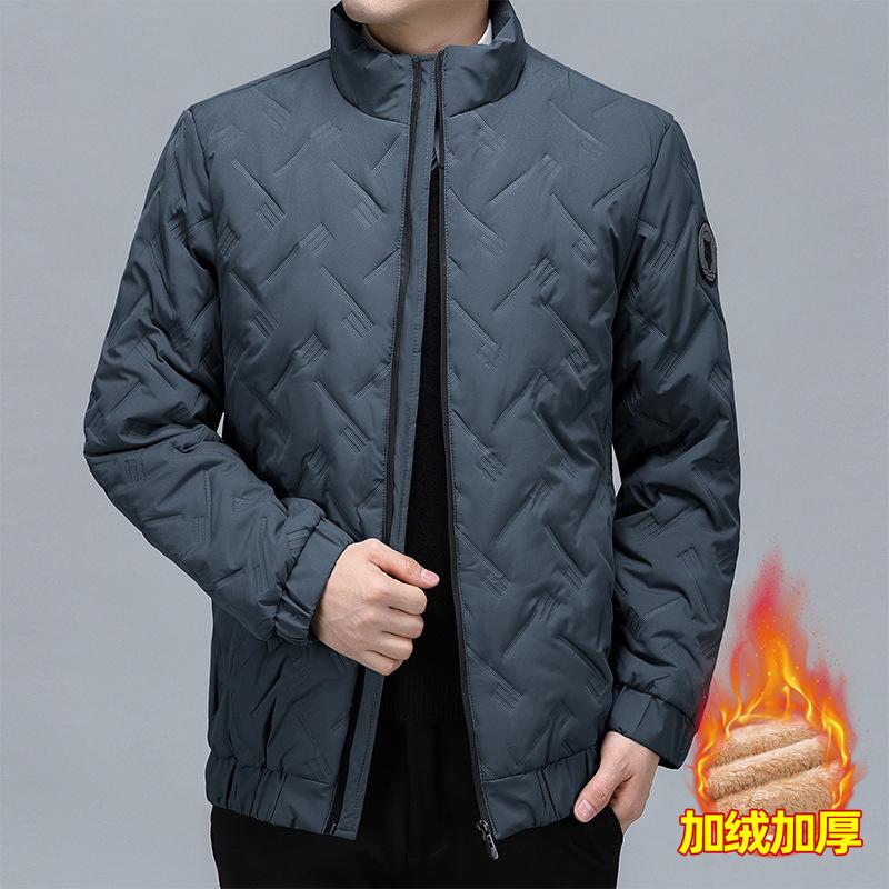 

Мужская зимняя бархатная куртка с подкладкой 2025 новая куртка с подкладкой зимняя одежда с подкладкой утолщенная теплая зимняя одежда 6XL темно-синий