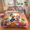 3pcs Daisy Donald Duck Printed Quilt Set - Includes 1 Quilt Cover and 2 Pillowcases, Machine Washable - Suitable for All Seasons.B013