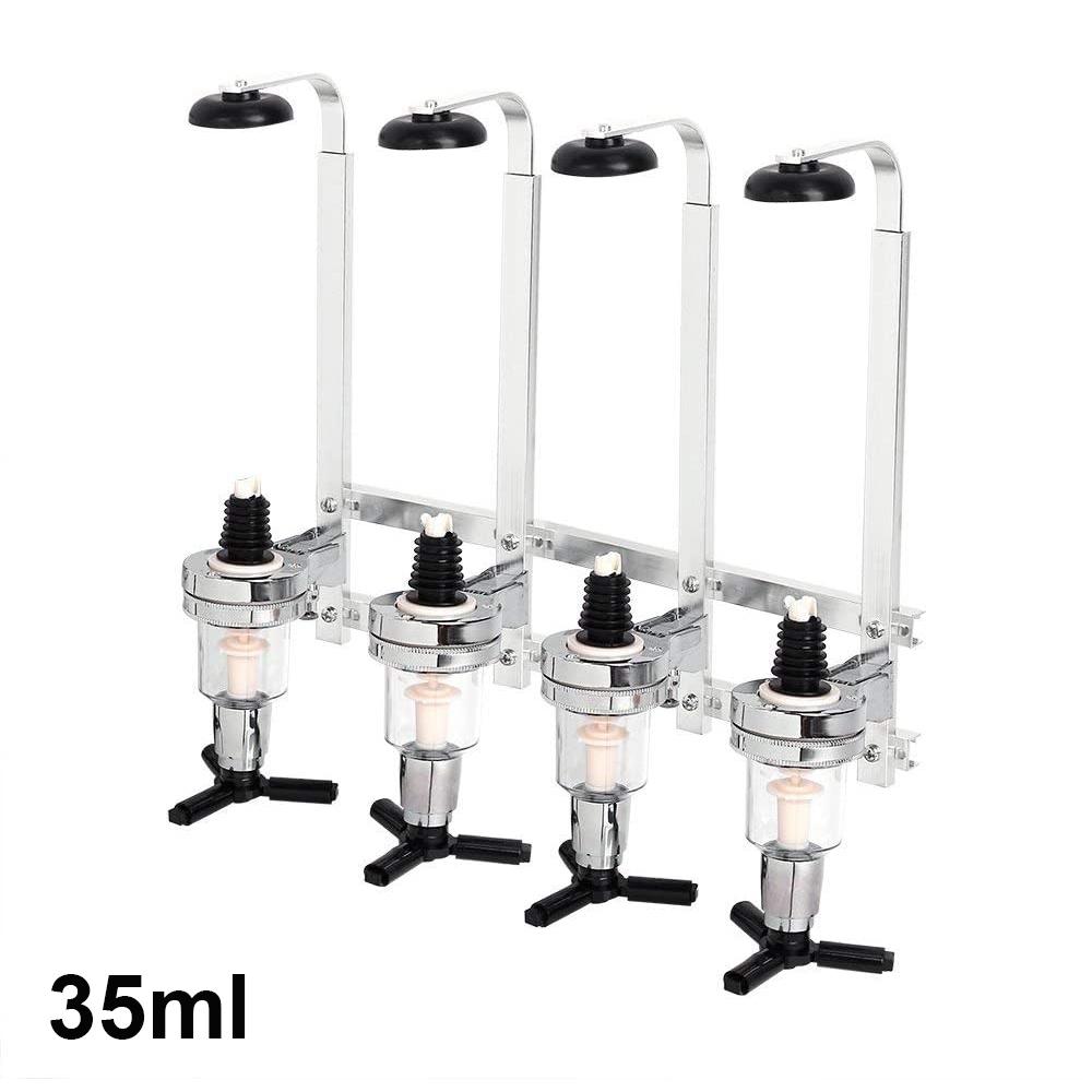 

Набор из 4 дозаторов для напитков Highball Диспенсер для алкоголя Настенный диспенсер для коктейлей Диспенсер для бутылок для бара Аксессуары для вечеринок