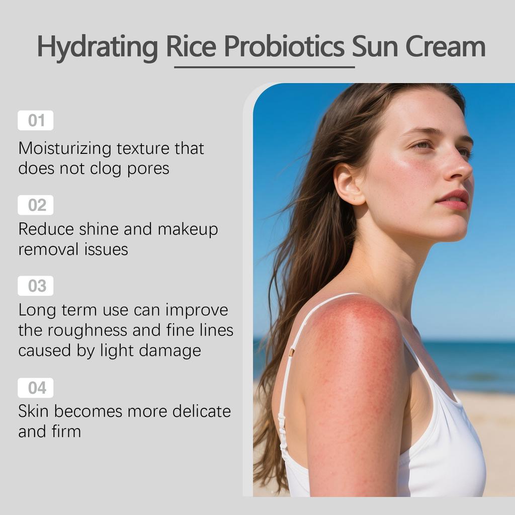 Mitsui Probiotic Moisturizing Protective Cream Lightweight Absorbable Nourishing Skin Comfortable Summer Outdoor Care