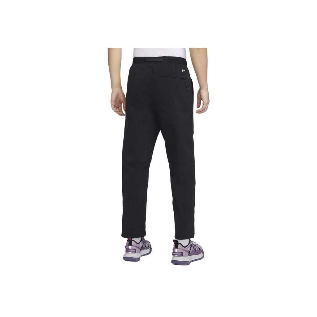 Nike ACG Collection Solid Color Sports Straight-Leg Woven High-Waist Casual Pants Men Bottoms Black FN2451-010