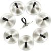 1 Pair Silver Finger Cymbals - Traditional Middle Eastern Hand Drum Dance Props | Belly Dance Accessories for Performers ZSY