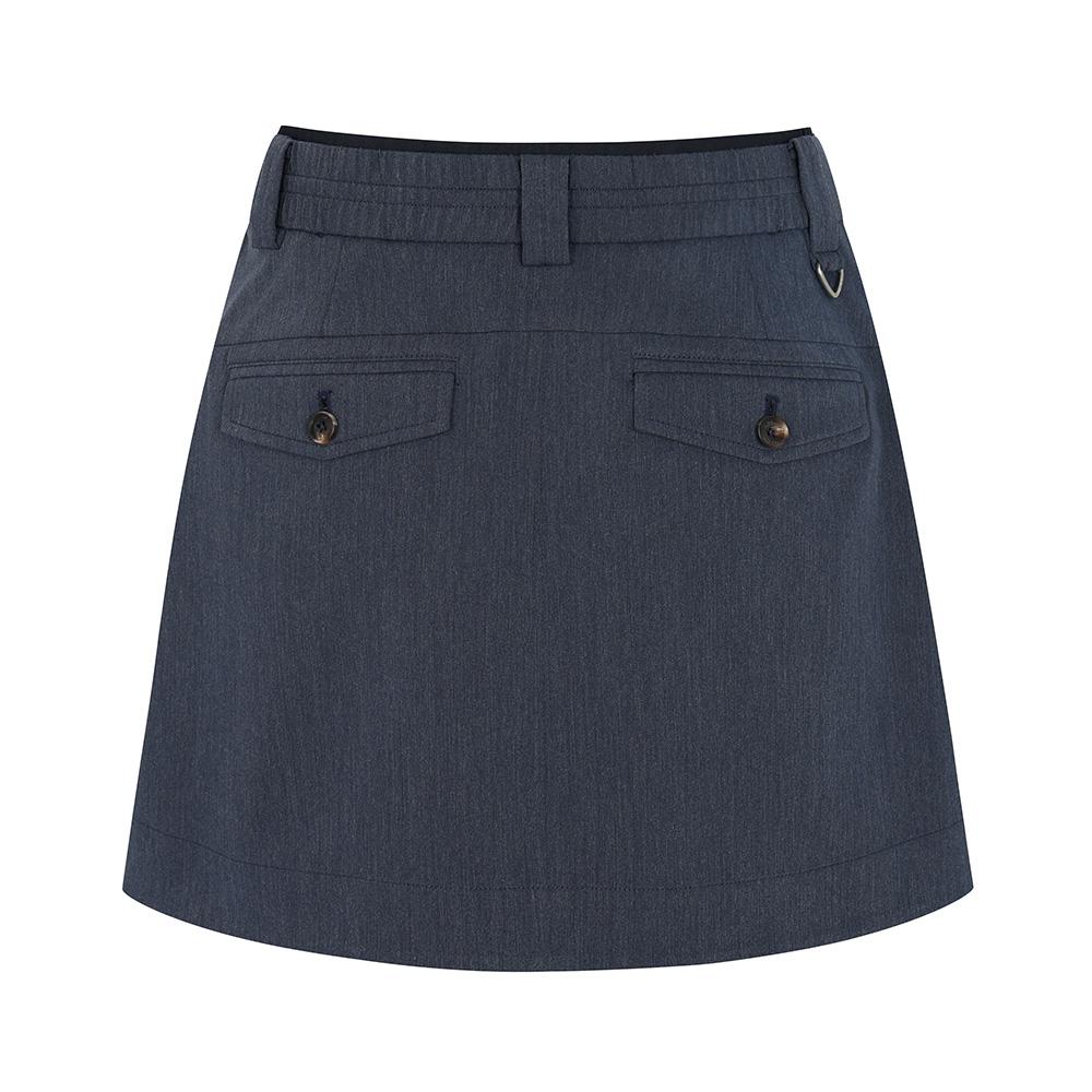 MALBON GOLF Casual H-Line Skirt Navy (Woman)