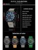 CURREN 8398 Unisex Waterproof Square Sport Watch with Date and Six-Hand Design
