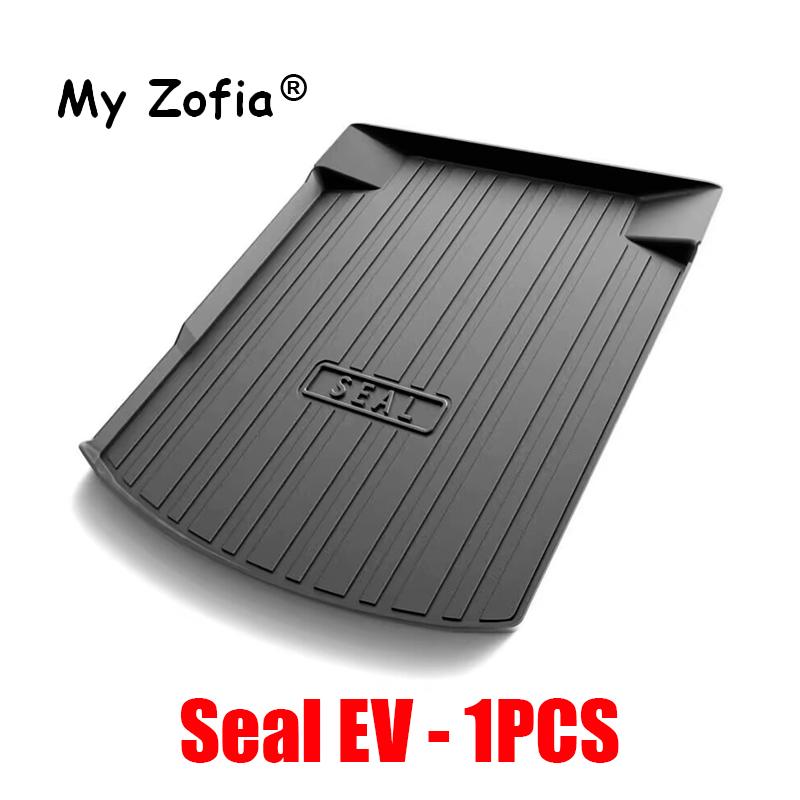 Car Front Rear Trunk Mats For BYD Seal EV 2023 2024 2025 Trunk Mat Waterproof Non-slip Pad Dustproof Storage Pads Accessories