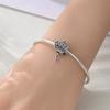 Original Copper Princess Crown Charm Bead Ear Stud Ring Pendant Fit Necklace Bracelet Women Jewelry Diy Gift