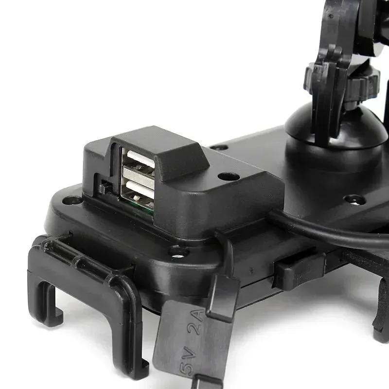 Cykeltelefonhållare 360° vy Universell cykeltelefonhållare för 4,7-7 tums mobiltelefonstativ Stötsäker fäste GPS-klämma