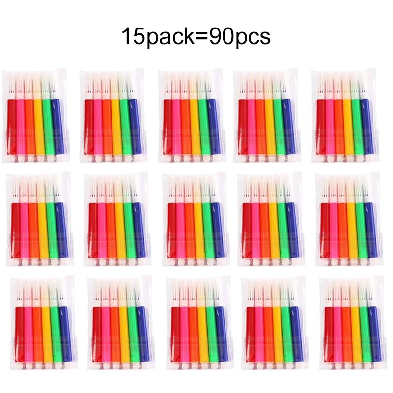 5/10/15/20pack 6-Color Mini Watercolor Pens Drawing Marker Suitable For Painting Art Stationery Accessories Student Rewards TMZ