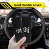 Car Handle Protection Gloves Roof Rails Soft Leather Protective Covers Imitation For Opel Corsa Astra Insignia Vectra Zafira lce033
