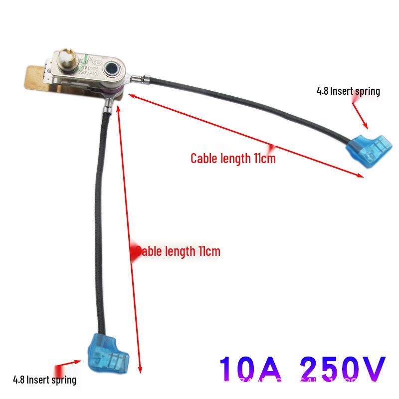 Universal Electric Pressure Cooker with Temperature Control Switch, Corded Limiter, Silver-Plated Contacts