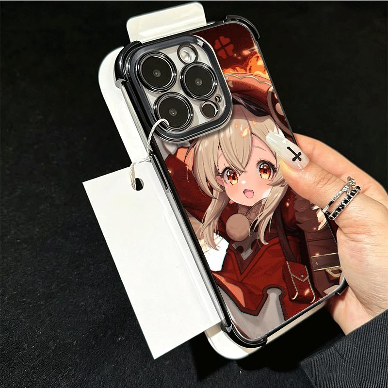 Genshin Impact Klee Plating Phone Case For Xiaomi Poco X5 X6 X7 X8 Pro Max F8 Ultra F7 M8 M7 M5S Redmi 15C 15 14C 13C 13 X3 12C