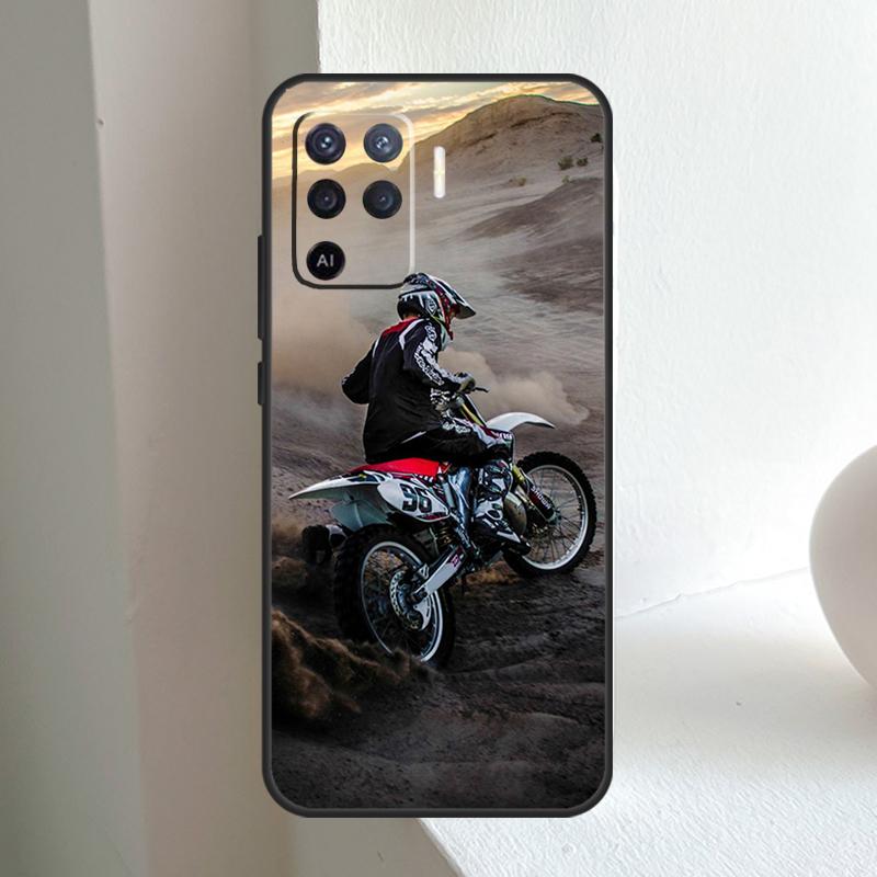 Moto Cross Motorcycle Sports For OPPO A78 A98 A18 A38 A58 A5 A6 Pro A15 A17 A57 A16 A76 A96 A54 A74 A94 A40 A60 A80 Case