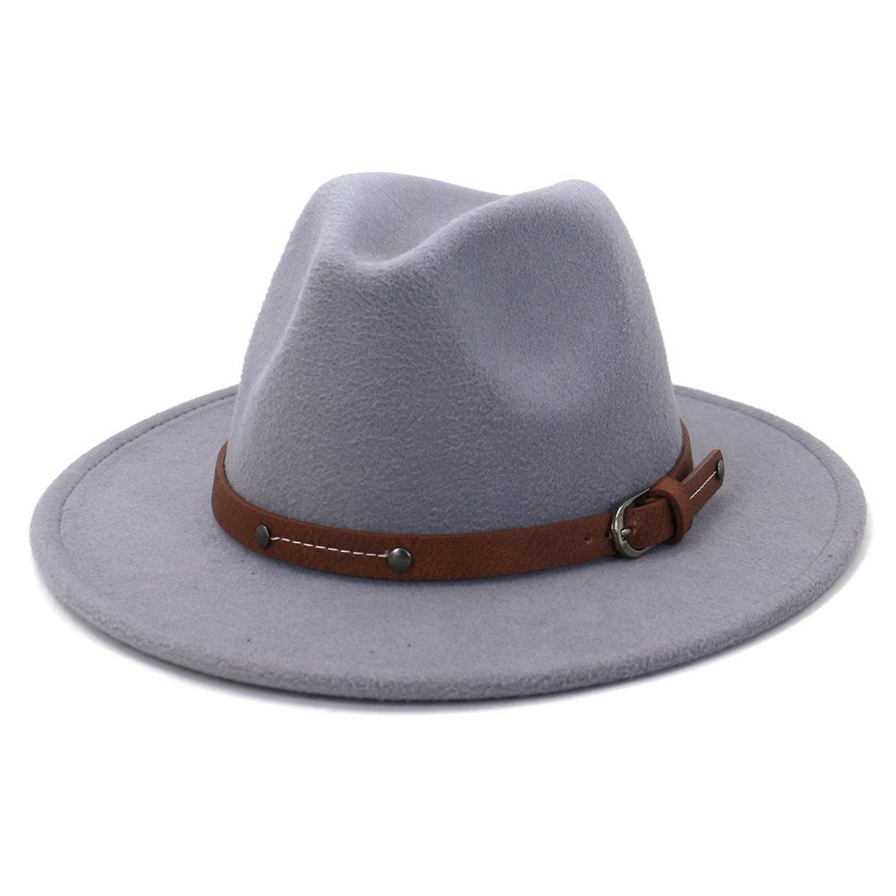 Fedoras Winter Hut Für Frauen 59-61 CM Männer Panama Gefilzt Jazz Hüte Neue Trilby Kirche Kappe sombreros de mujer