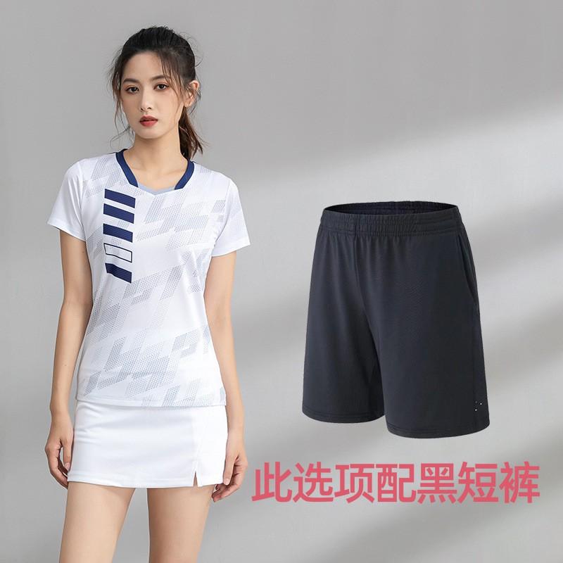 Quick Dry Badminton Set Men Women Sportswear Tennis Ping Pong Running Competition Training Athletic Outfit