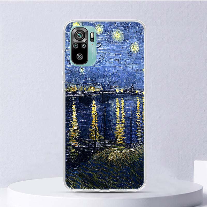 

Claude Monet Garden Lotus Bridge Soft Case For Xiaomi Redmi Note 14 13 12S 11S 10S 12 Pro Plus Phone Cover 11 10 11E 11T Note14 Redmi Note 12S
