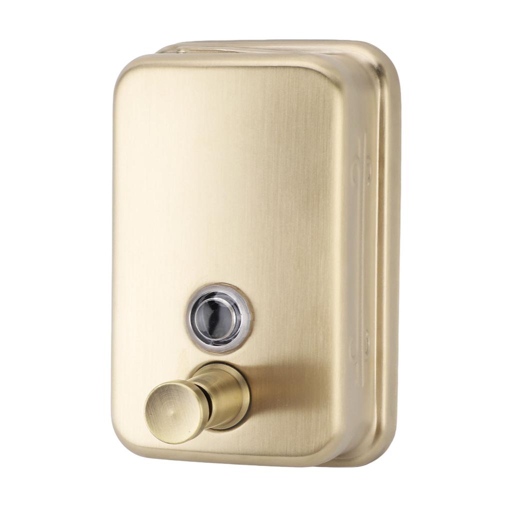 Wall Mount Commercial Soap Dispenser Large Capacity Leakproof Manual Stainless Steel Soap Dispenser for Hotel Bathroom