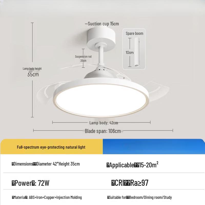 Dream Bubble Ceiling Fan Lamp