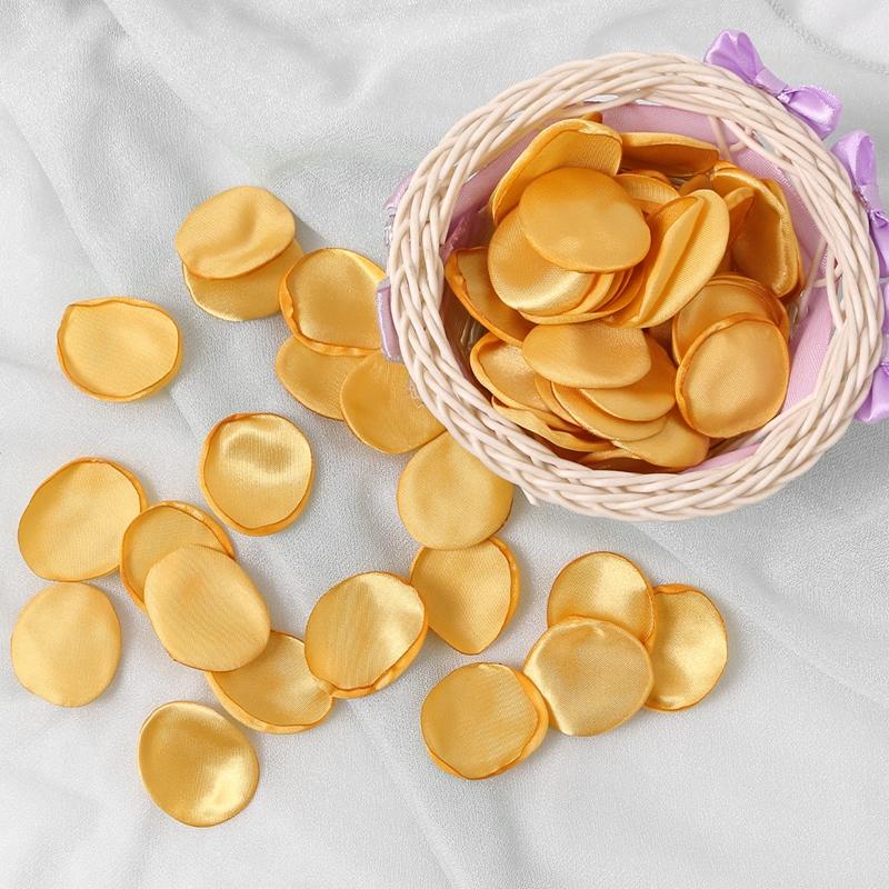 50/100/200Pcs Rose Artificial Flowers Petal for Home Room Decor Festival Wedding Decoration Scene Layout Gift Ornament Accessory