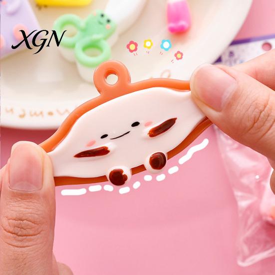 Elastic Stress Toy Cartoon Stationery Squeeze with Bell Ball Chain Relief Anxiety ReliefStress Slow Rising Kitchenware Sensory Fidget Decompression