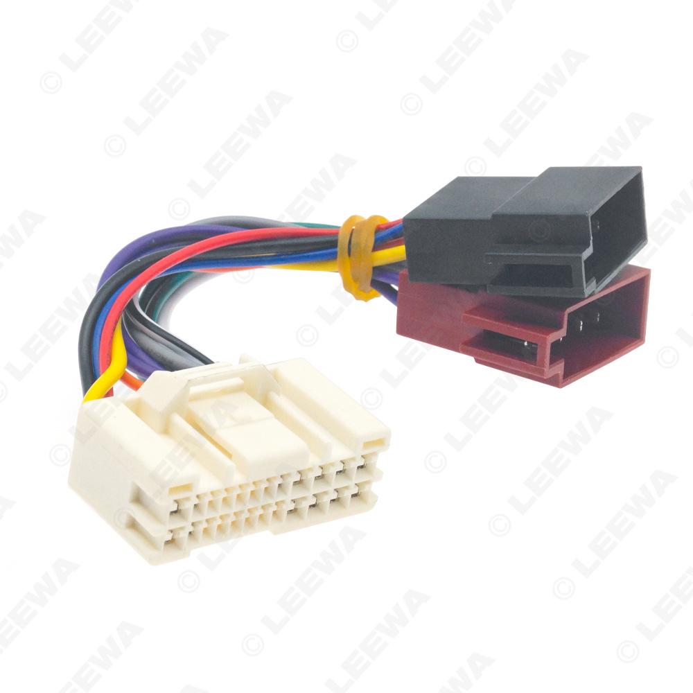 Hyundai/Kia 2004+ 24-Pin Male to ISO Audio/Video Modification Power Wire