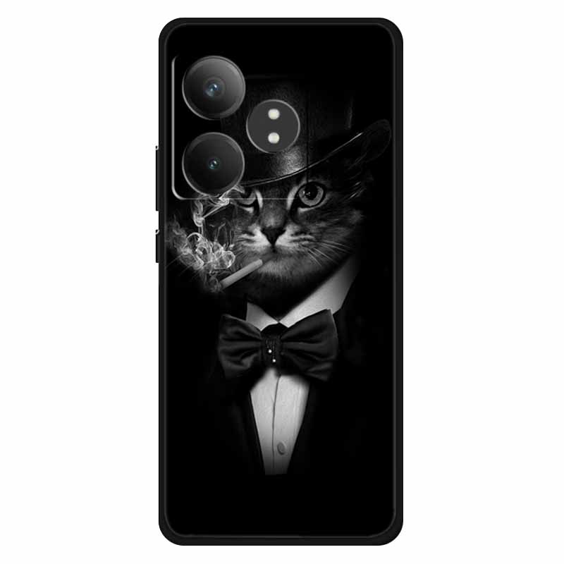 Funda For Realme GT 6T / GT 6 Cases Silicone Planet Painted TPU Soft Phone Back Cover For RMX3853 Protective Coque RMX3851  GT 6