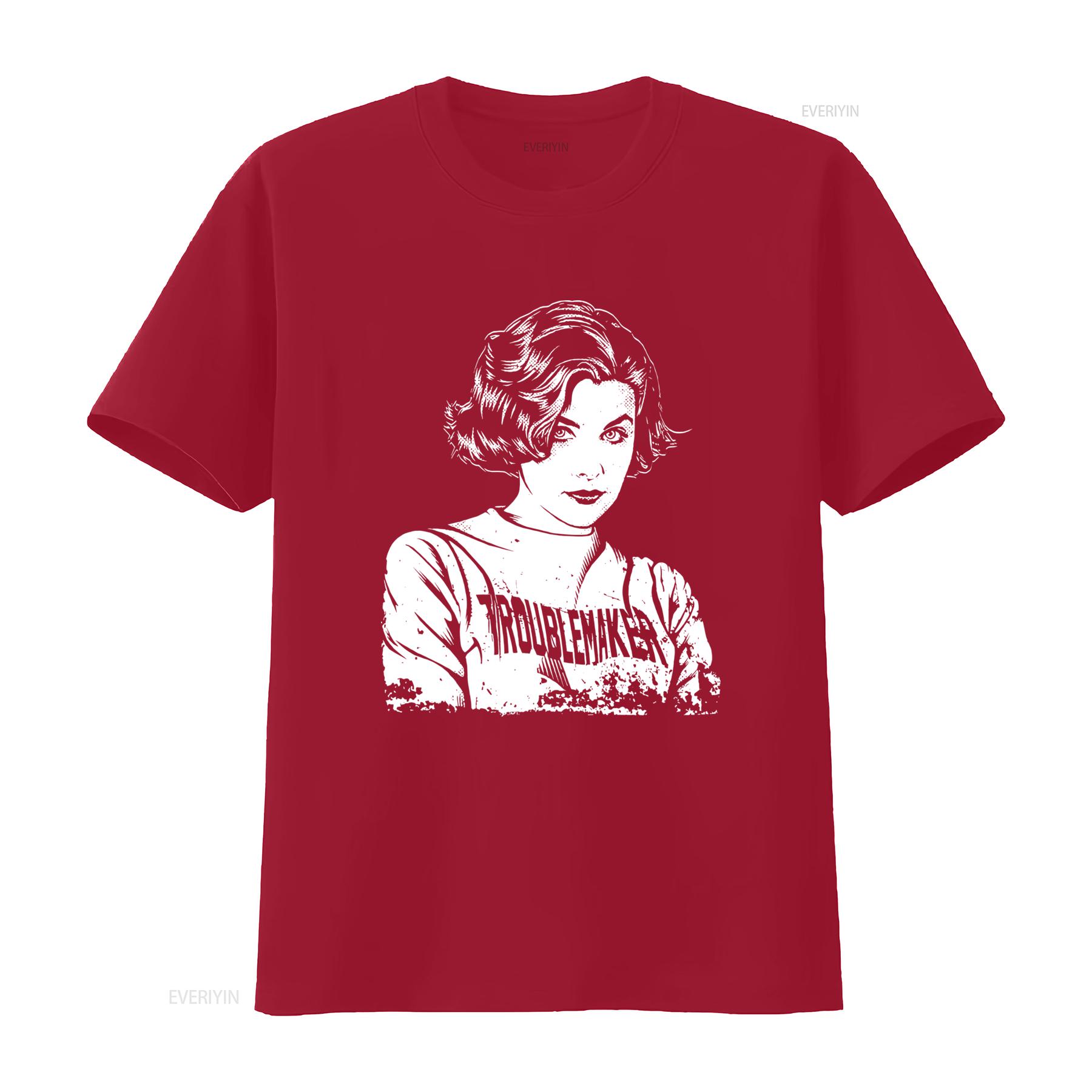 

Twin Peaks Audrey Horne T Shirt for Sci Fi Fans David Lynch Design Troublemaker Print vintage Washed Breathable S