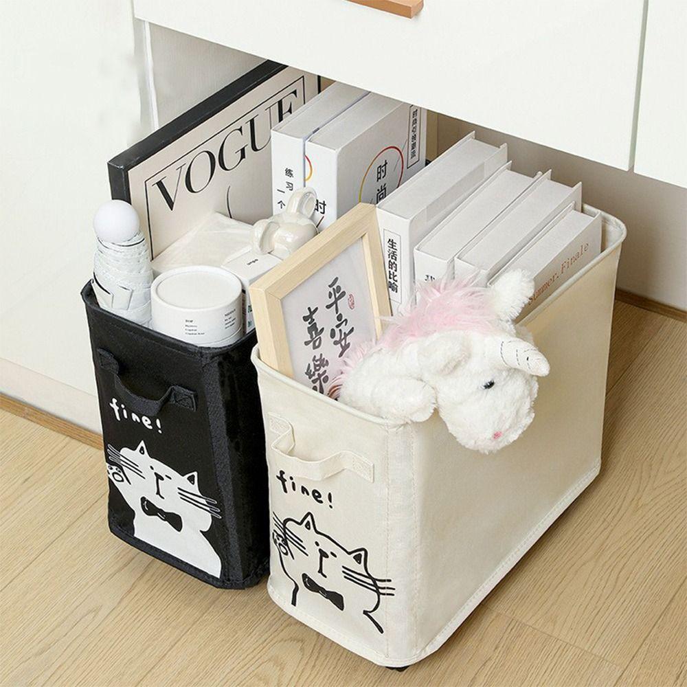 Foldable Storage Basket Oxford Cloth Dirty Clothes Basket  for Bedroom Clothes