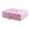 Money Box with Key -Money Tin with Lock - Lockable Cash Box with Coin Tray for Supermarket Petty Cash Coins Notes Holiday gift